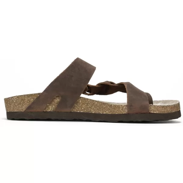 WHITE MOUNTAIN Women's Crawford Signature Comfort Molded Footbed Braided Sandal