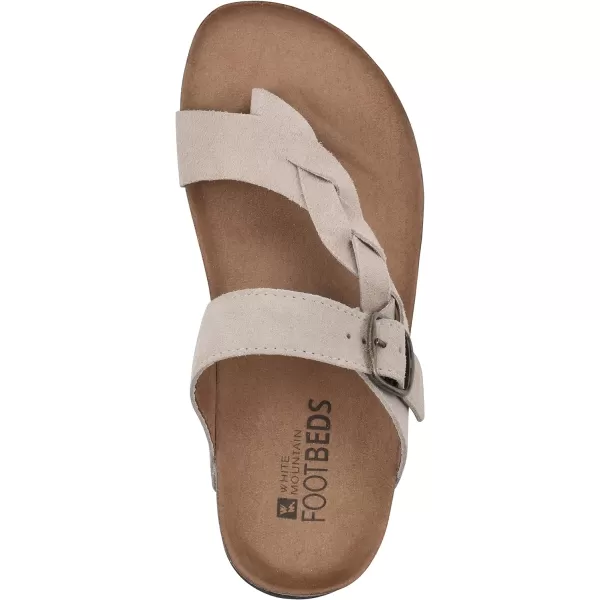 WHITE MOUNTAIN Women's Crawford Signature Comfort Molded Footbed Braided Sandal