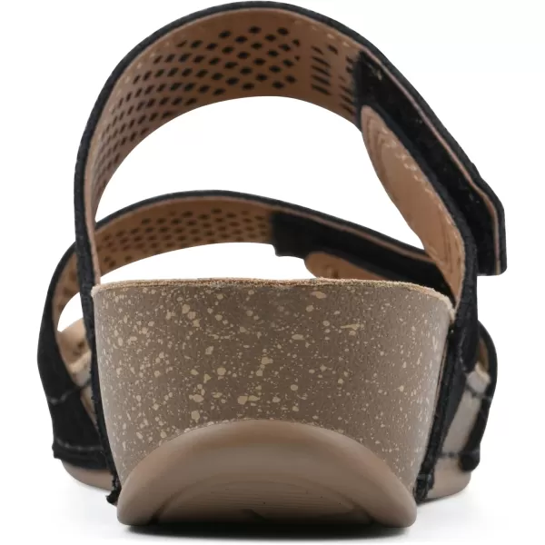 WHITE MOUNTAIN Women's Ferula Mini Wedge Sandal