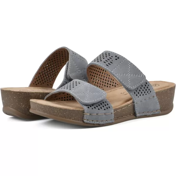 WHITE MOUNTAIN Women's Ferula Wedge Sandal