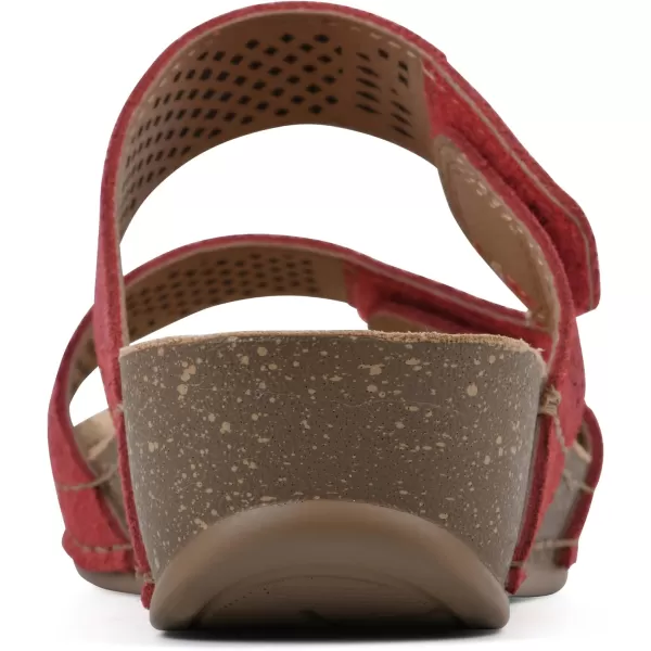 WHITE MOUNTAIN Women's Ferula Wedge Sandal
