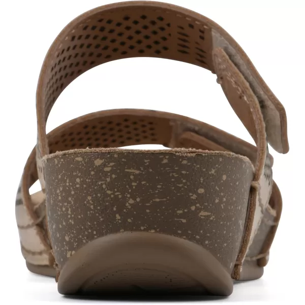 WHITE MOUNTAIN Women's Ferula Wedge Sandal