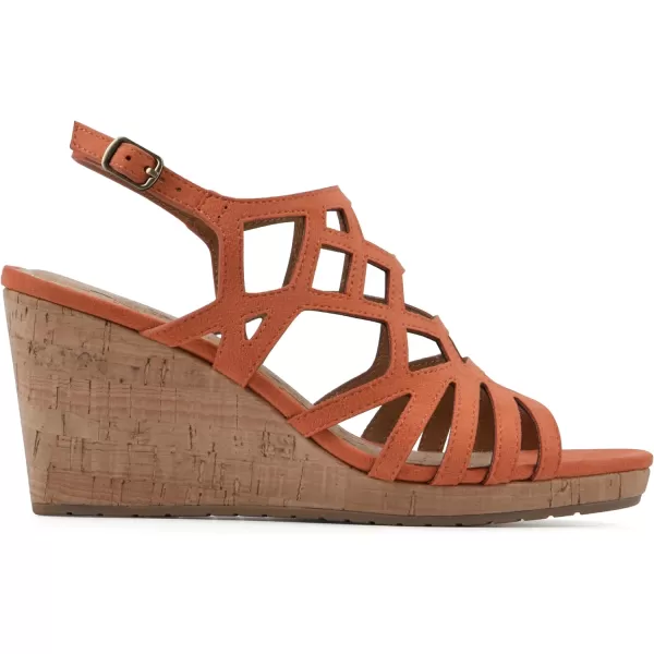 WHITE MOUNTAIN Women's Flaming Wedge Sandal