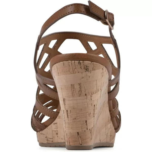 WHITE MOUNTAIN Women's Flaming Wedge Sandal