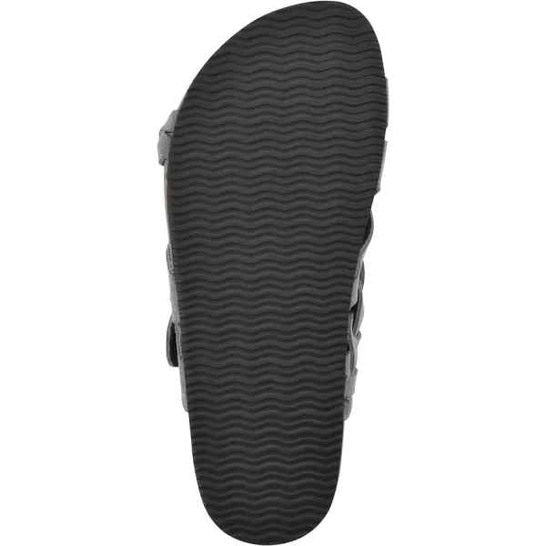 WHITE MOUNTAIN Women's Harrington Signature Comfort Molded Braided Strappy Footbed Sandal
