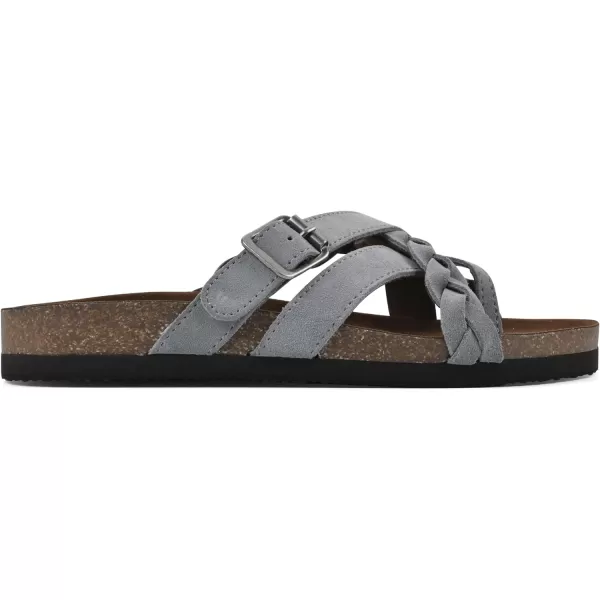 WHITE MOUNTAIN Women's Harrington Signature Comfort Molded Braided Strappy Footbed Sandal
