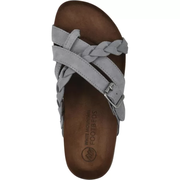WHITE MOUNTAIN Women's Harrington Signature Comfort Molded Braided Strappy Footbed Sandal