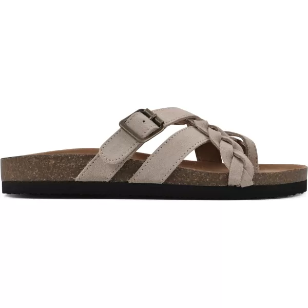 WHITE MOUNTAIN Women's Harrington Signature Comfort Molded Braided Strappy Footbed Sandal