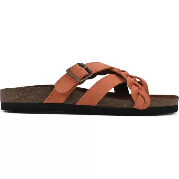 WHITE MOUNTAIN Women's Harrington Signature Comfort Molded Braided Strappy Footbed Sandal