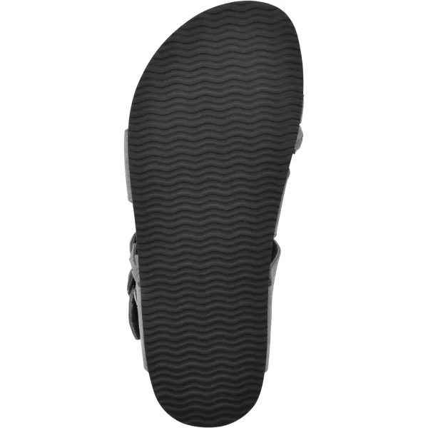 WHITE MOUNTAIN Women's Hazy Signature Comfort Molded Braided Strappy Footbed Sandal
