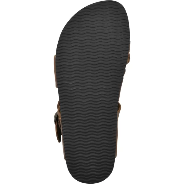 WHITE MOUNTAIN Women's Hazy Signature Comfort Molded Braided Strappy Footbed Sandal