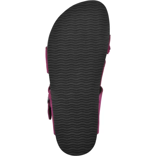 WHITE MOUNTAIN Women's Hazy Signature Comfort Molded Braided Strappy Footbed Sandal