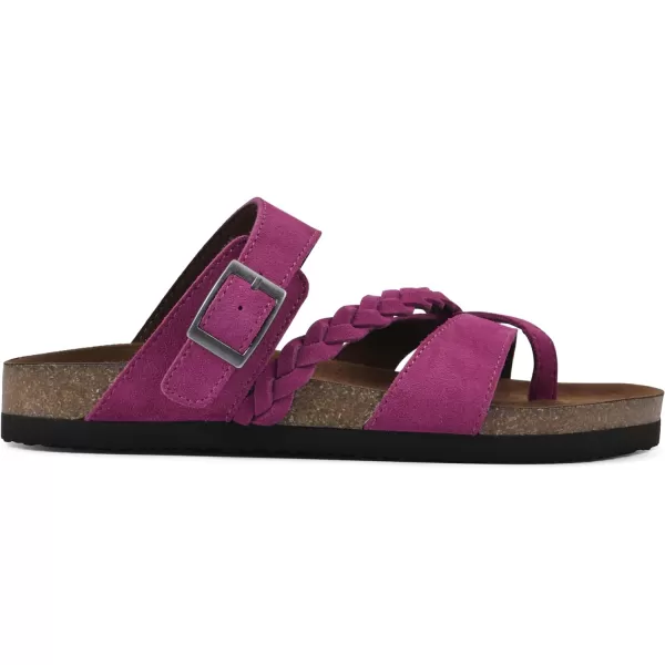 WHITE MOUNTAIN Women's Hazy Signature Comfort Molded Braided Strappy Footbed Sandal
