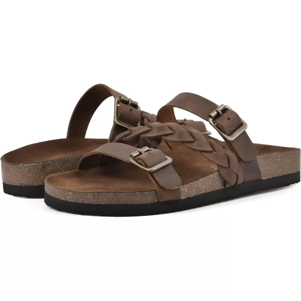 WHITE MOUNTAIN Women's Huntington Flat Sandal
