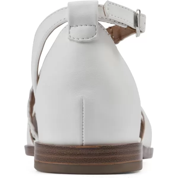 WHITE MOUNTAIN Women's Kika Open Toe Flat Sandal