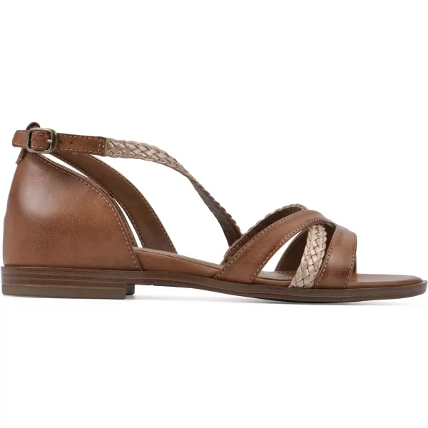 WHITE MOUNTAIN Women's Kika Open Toe Flat Sandal