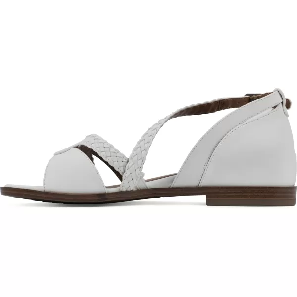 WHITE MOUNTAIN Women's Kika Open Toe Flat Sandal