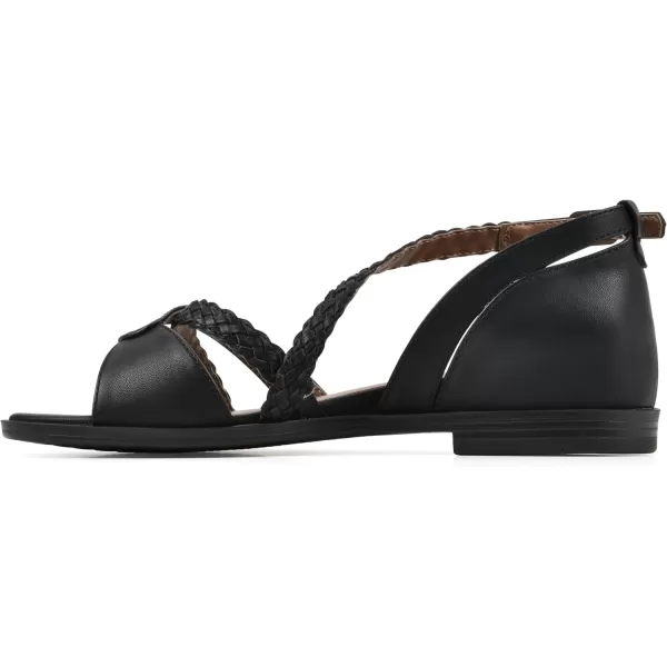 WHITE MOUNTAIN Women's Kika Open Toe Flat Sandal