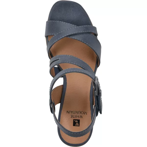 WHITE MOUNTAIN Women's Let Go Block Heel Sandal