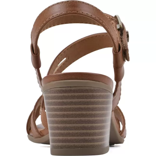 WHITE MOUNTAIN Women's Let Go Block Heel Sandal