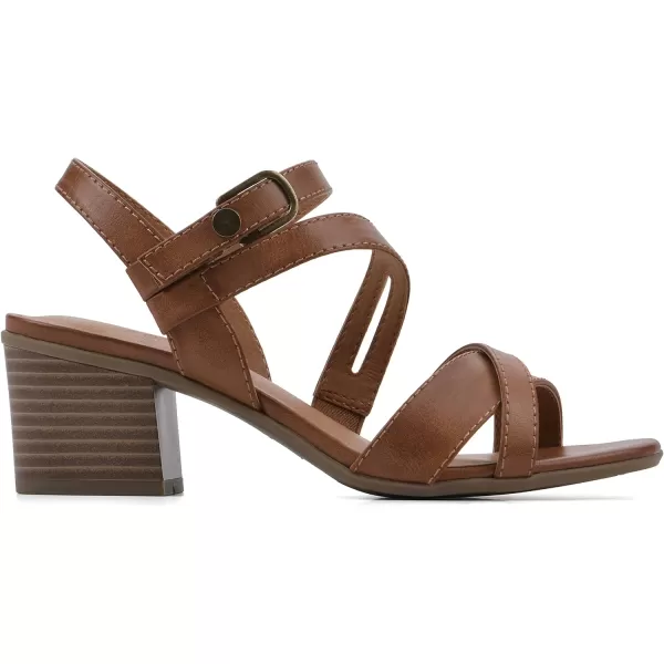 WHITE MOUNTAIN Women's Let Go Block Heel Sandal