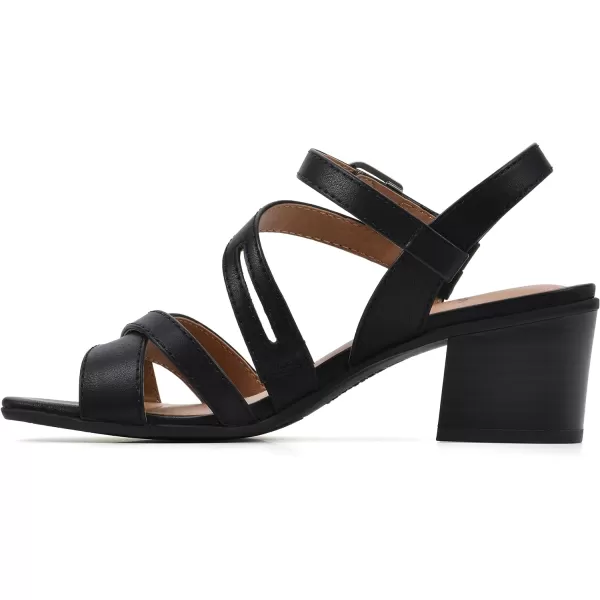 WHITE MOUNTAIN Women's Let Go Block Heel Sandal