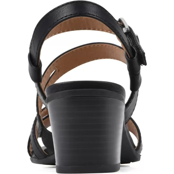 WHITE MOUNTAIN Women's Let Go Block Heel Sandal