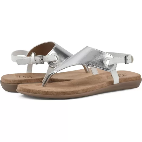 WHITE MOUNTAIN Women's London Flat Sandal