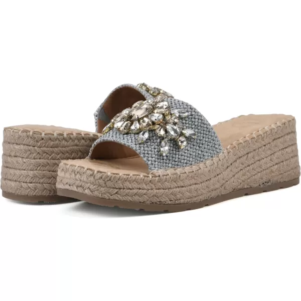 WHITE MOUNTAIN Women's Stitch Heeled Sandal