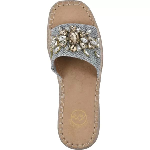 WHITE MOUNTAIN Women's Stitch Heeled Sandal