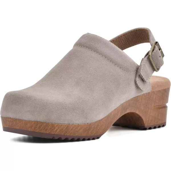 WHITE MOUNTAIN Shoes Being Leather Footbeds Clog