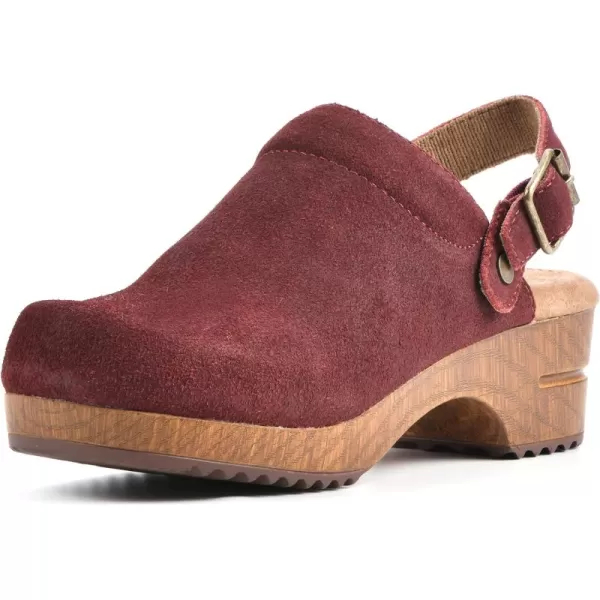 WHITE MOUNTAIN Shoes Being Leather Footbeds Clog
