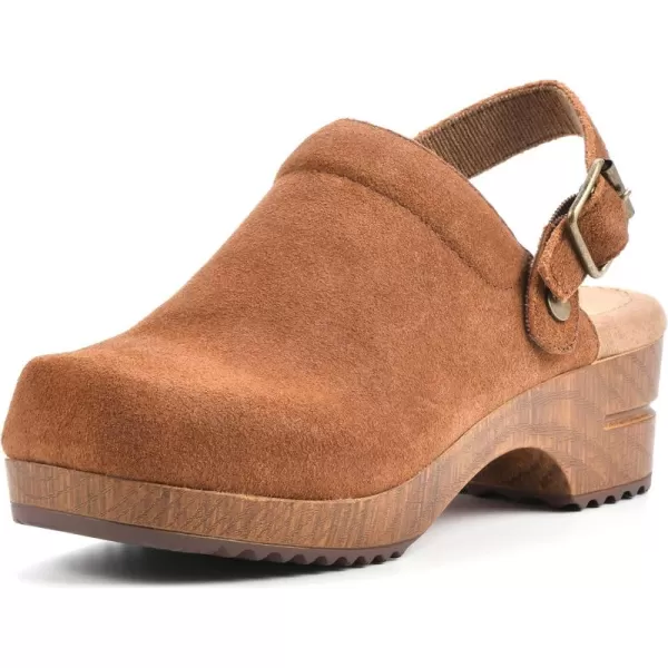 WHITE MOUNTAIN Shoes Being Leather Footbeds Clog