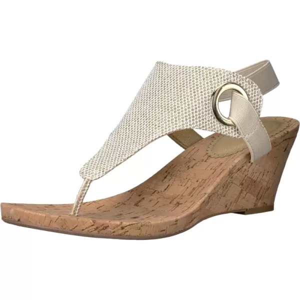 WHITE MOUNTAIN Women's Aida Cork Wedge Sandal