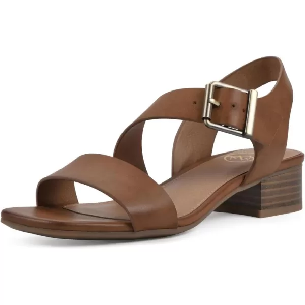 WHITE MOUNTAIN Women's Albatas Low Block Heel Sandal
