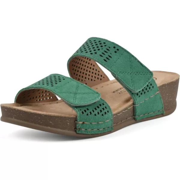 WHITE MOUNTAIN Women's Ferula Wedge Sandal
