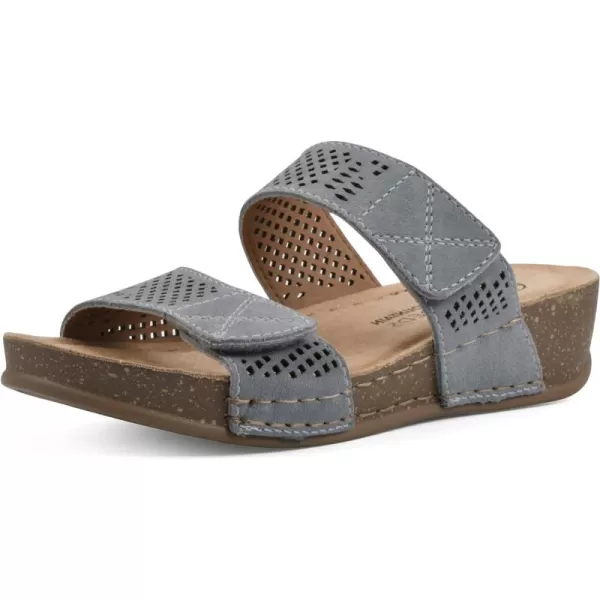 WHITE MOUNTAIN Women's Ferula Wedge Sandal
