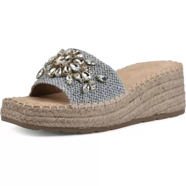 WHITE MOUNTAIN Women's Stitch Heeled Sandal