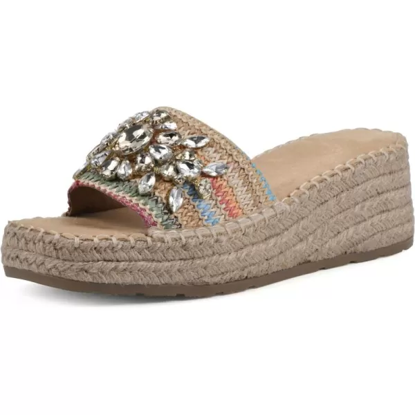 WHITE MOUNTAIN Women's Stitch Heeled Sandal