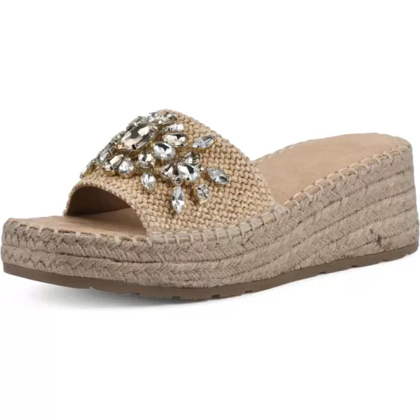 WHITE MOUNTAIN Women's Stitch Heeled Sandal