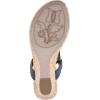 imageWHITE MOUNTAIN Womens Aida Cork Wedge SandalDenim BlueFab