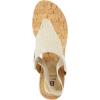 imageWHITE MOUNTAIN Womens Aida Cork Wedge SandalGoldGlitter