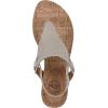 imageWHITE MOUNTAIN Womens Aida Cork Wedge SandalGoldMetallicSmooth
