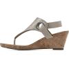 imageWHITE MOUNTAIN Womens Aida Cork Wedge SandalGoldMetallicSmooth