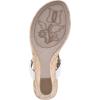 imageWHITE MOUNTAIN Womens Aida Cork Wedge SandalWhiteSmooth
