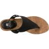 imageWHITE MOUNTAIN Womens All Good Cork Wedge SandalBlack
