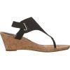 imageWHITE MOUNTAIN Womens All Good Cork Wedge SandalBlack
