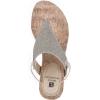imageWHITE MOUNTAIN Womens All Good Cork Wedge SandalLtgoldGlitter