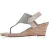 imageWHITE MOUNTAIN Womens All Good Cork Wedge SandalLtgoldGlitter