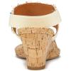 imageWHITE MOUNTAIN Womens All Good Cork Wedge SandalNatural